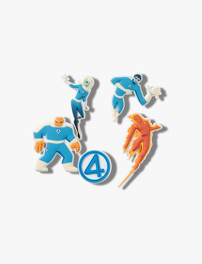 Crocs Marvel Fantastic 4 - מארז 5 ג'יביטים קרוקס