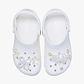 Crocs White Pearl Beaded - מארז 5 ג'יביטים קרוקס