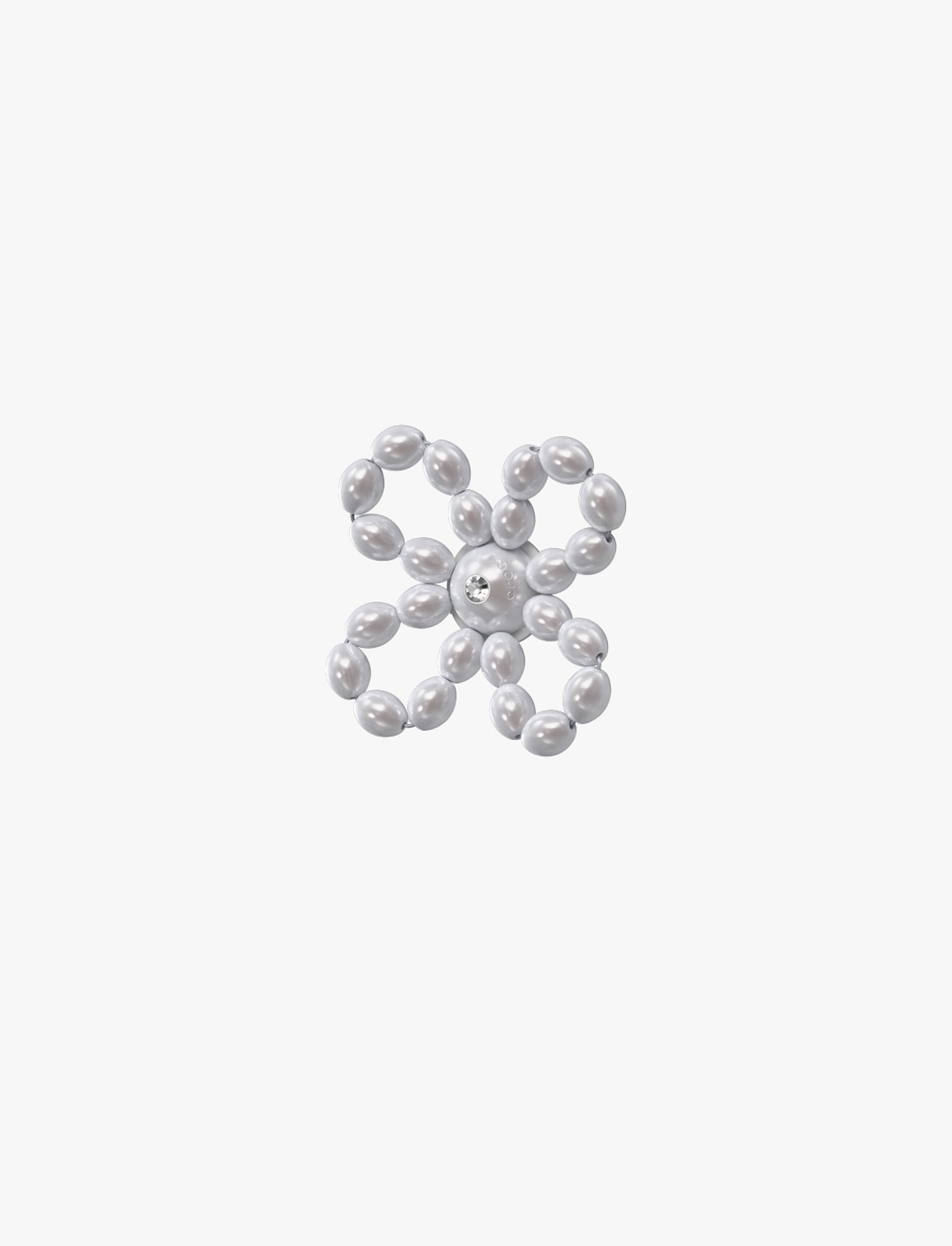 Crocs White Pearl Beaded - מארז 5 ג'יביטים קרוקס