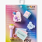 Crocs Jibbitz Girly Back to School - מארז 5 ג'יביטים קרוקס