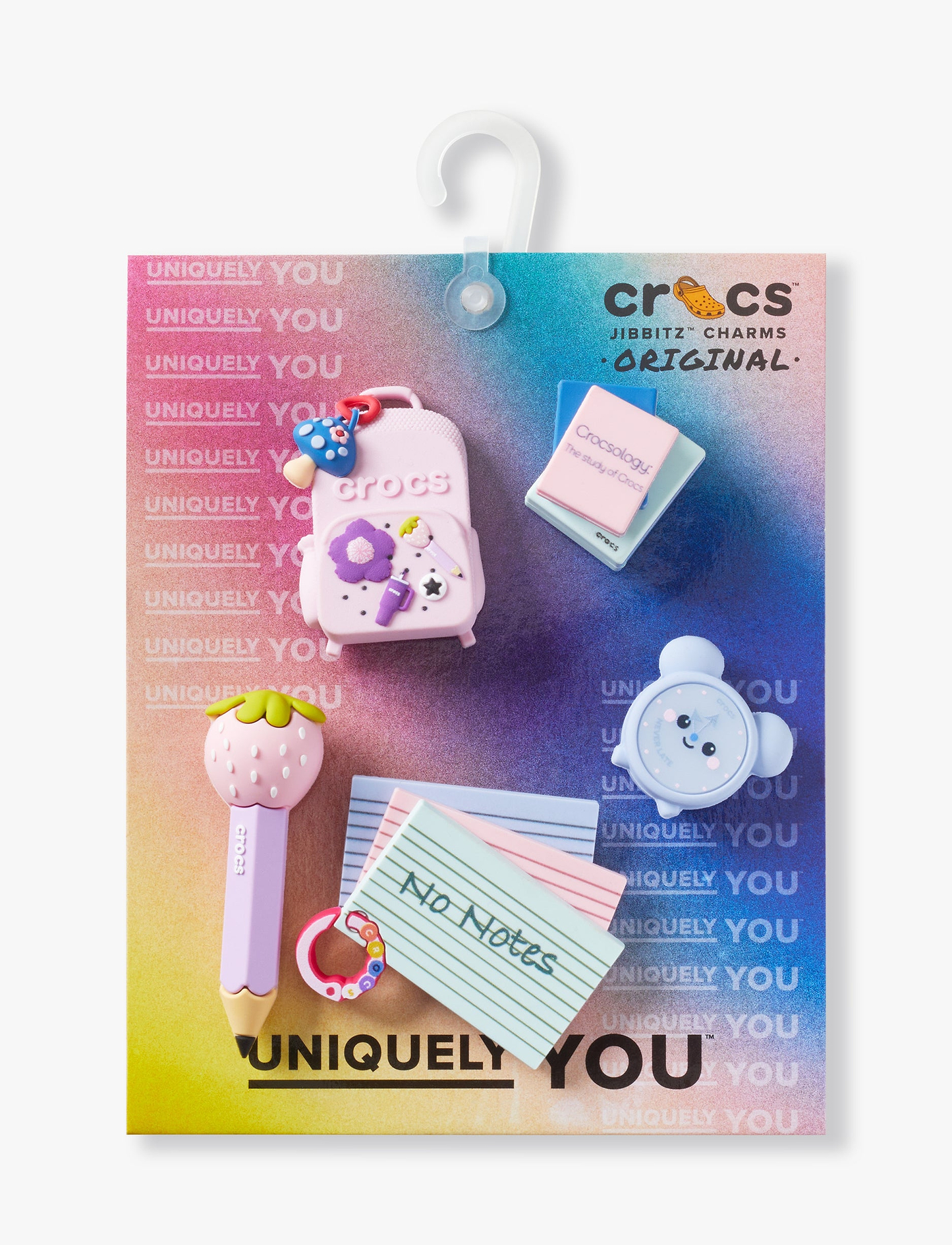Crocs Jibbitz Girly Back to School - מארז 5 ג'יביטים קרוקס