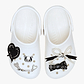 Crocs Jibbitz Indie Luxe Silver - מארז 5 ג'יביטים קרוקס