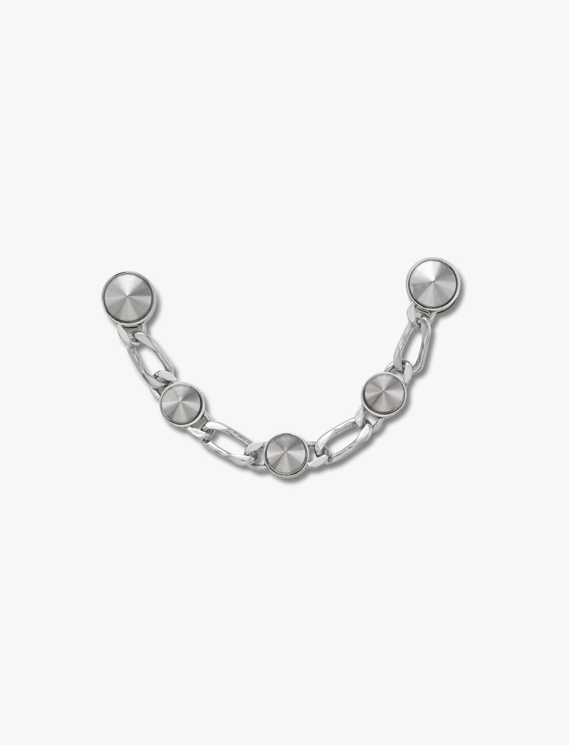 Crocs Silver Luxe Studded Chain - שרשרת ג'יביטים לקרוקס