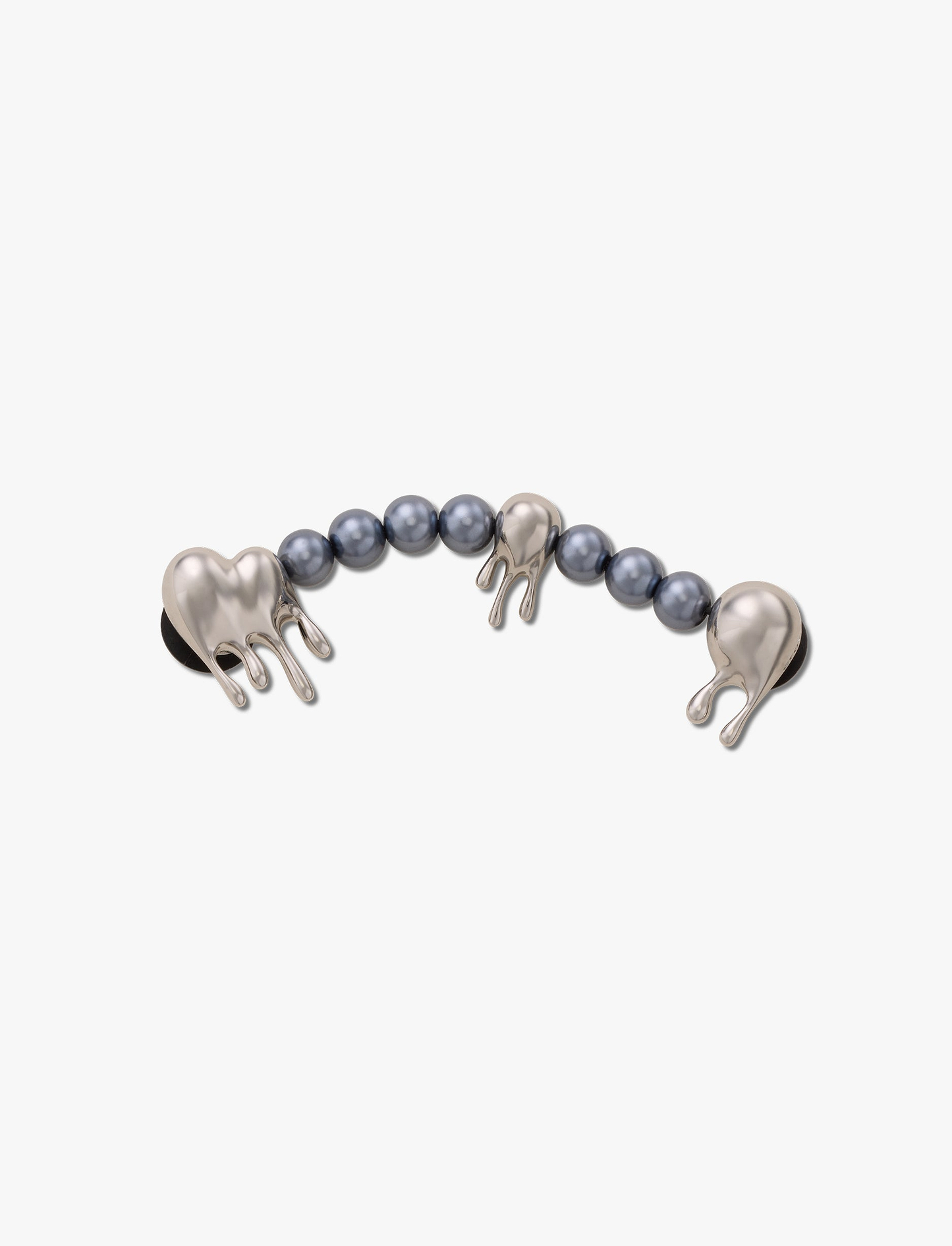Crocs Pearl Melted Silver Chain - שרשרת ג'יביטים לקרוקס
