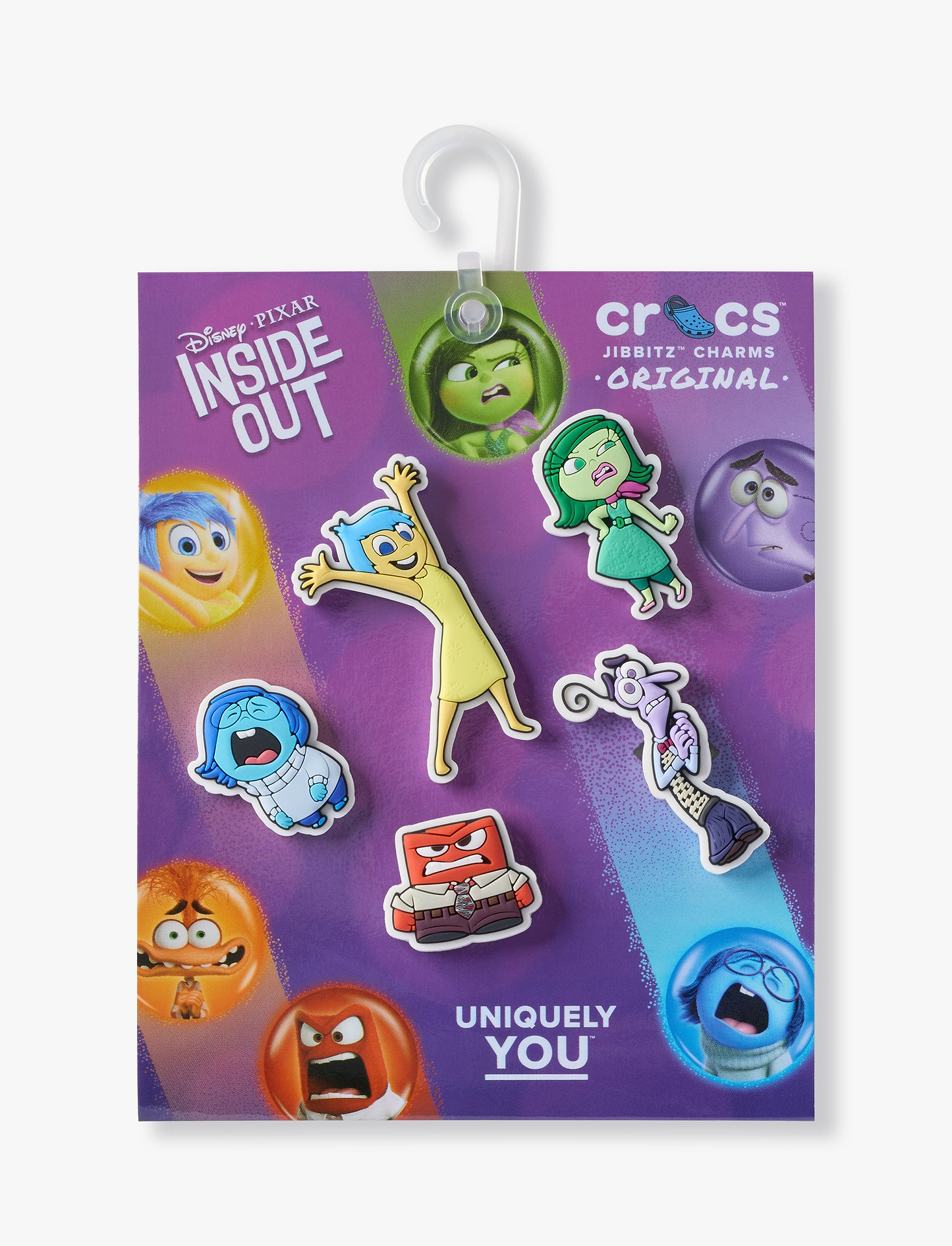 Crocs Jibbitz Pixar Inside Out - מארז 5 ג'יביטים קרוקס