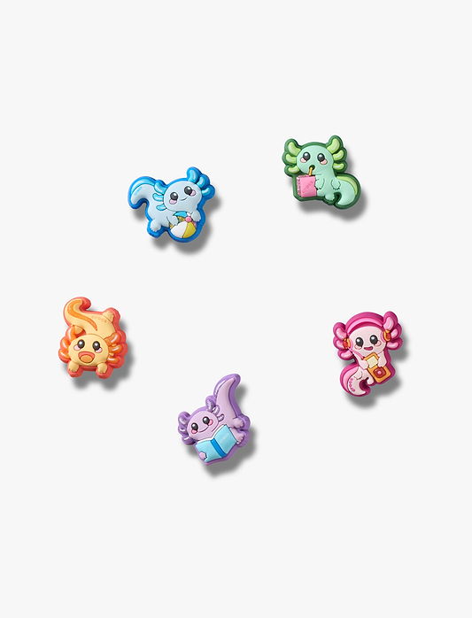 Crocs Jibbitz Tiny Axolotls – מארז 5 ג'יביטים קרוקס