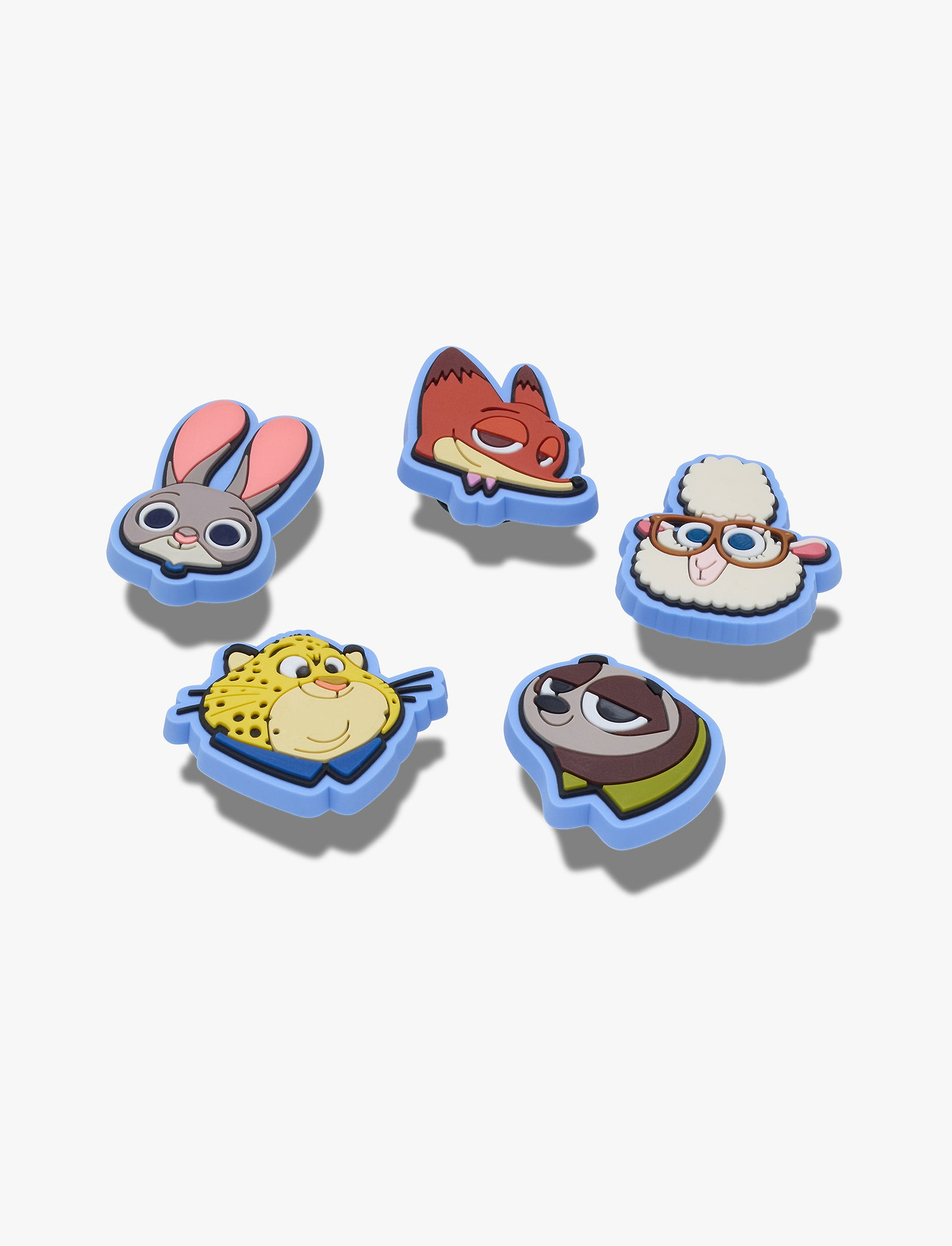Crocs Jibbitz Zootopia – מארז 5 ג'יביטים קרוקס
