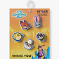 Crocs Jibbitz Zootopia – מארז 5 ג'יביטים קרוקס