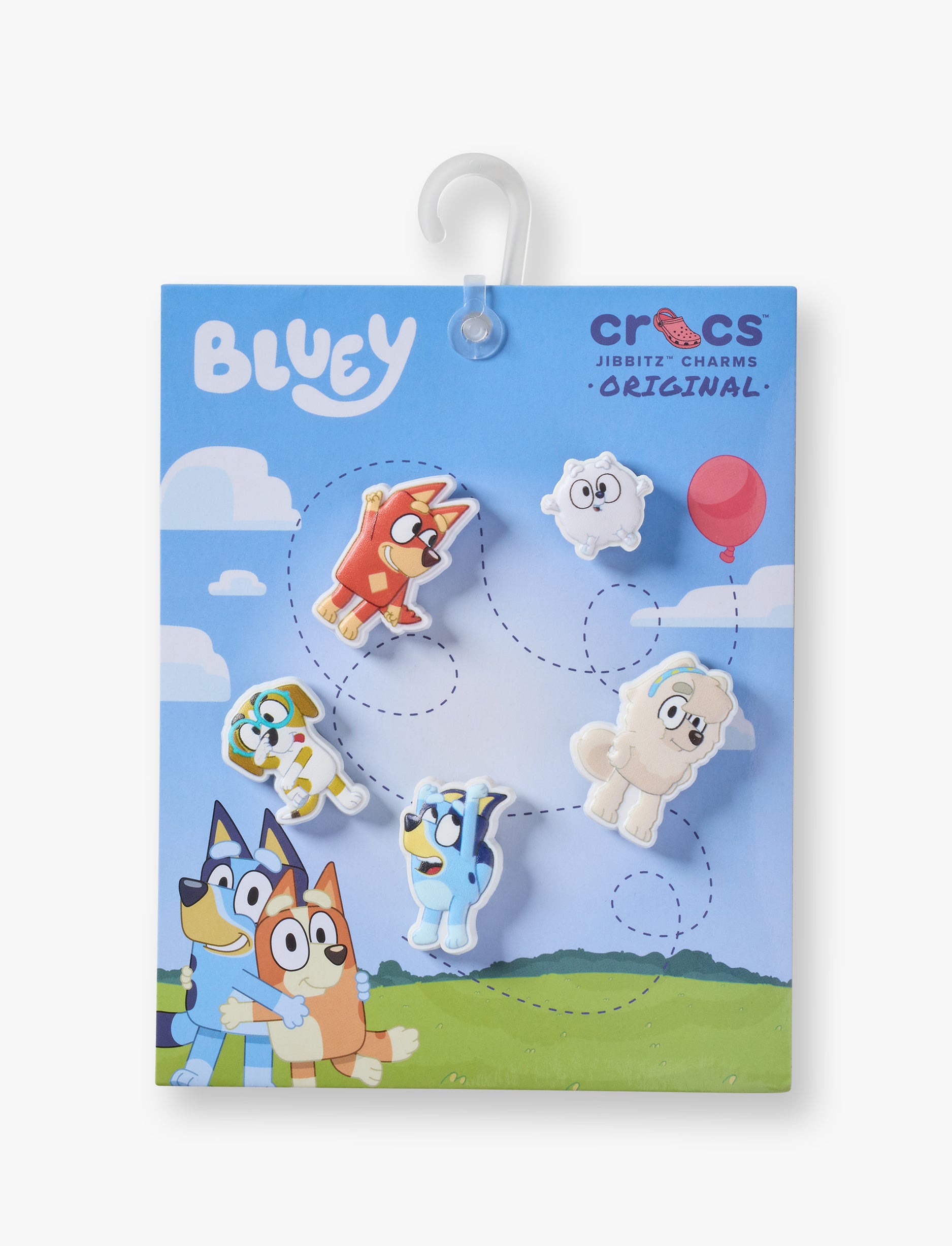Crocs Jibbitz Bluey Multi – מארז 5 ג'יביטים קרוקס