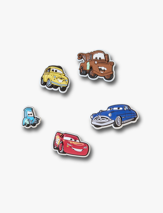 Crocs Jibbitz Pixar Cars – מארז 5 ג'יביטים קרוקס