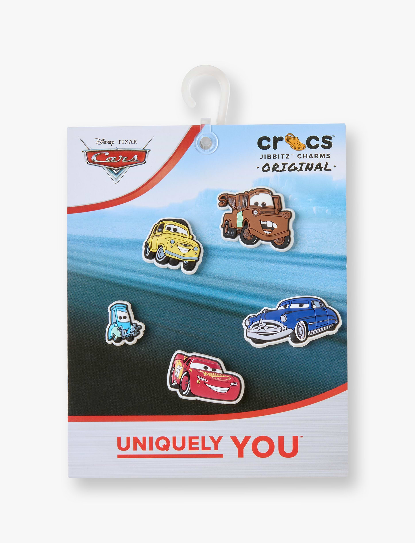 Crocs Jibbitz Pixar Cars – מארז 5 ג'יביטים קרוקס