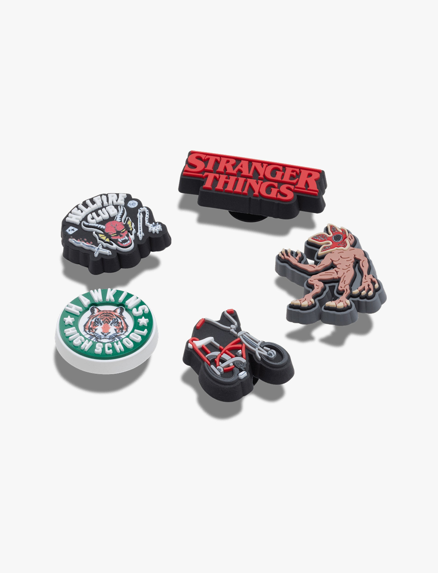 Crocs Jibbitz Stranger Thing    - מארז 5 ג'יביטים קרוקס