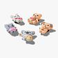Crocs Jibbitz Cutie Animal Friends - מארז 5 ג'יביטים קרוקס