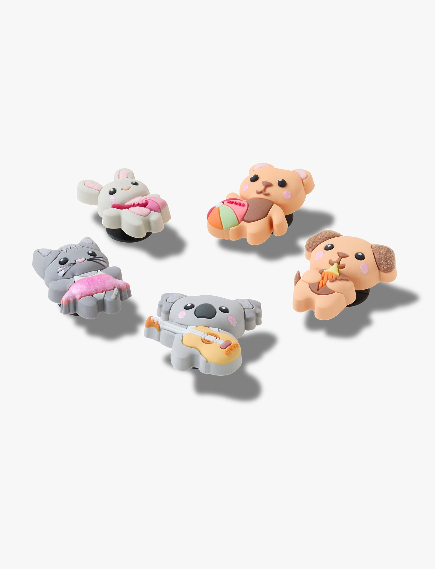 Crocs Jibbitz Cutie Animal Friends - מארז 5 ג'יביטים קרוקס