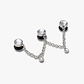 Crocs Silver Triple SMT Gem Chain - שרשרת ג'יביטים לקרוקס