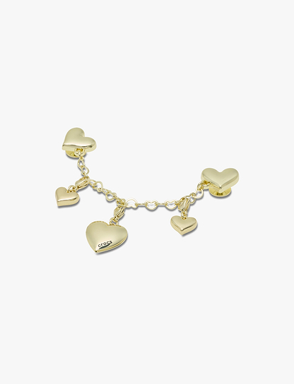 Crocs Gold Heart Chain - שרשרת ג'יביטים לקרוקס