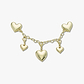 Crocs Gold Heart Chain - שרשרת ג'יביטים לקרוקס