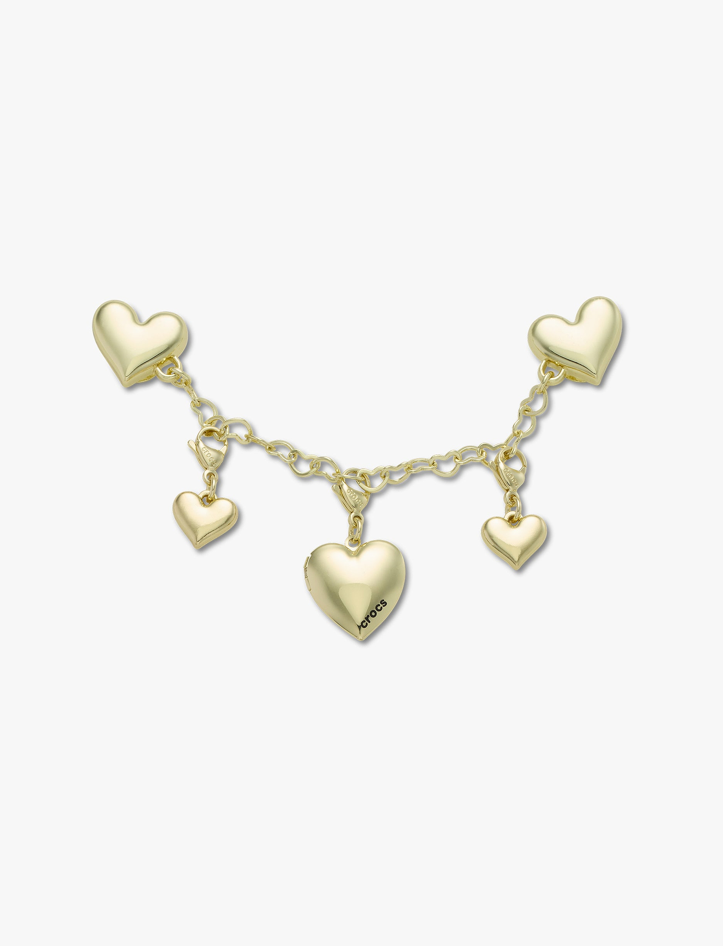 Crocs Gold Heart Chain - שרשרת ג'יביטים לקרוקס