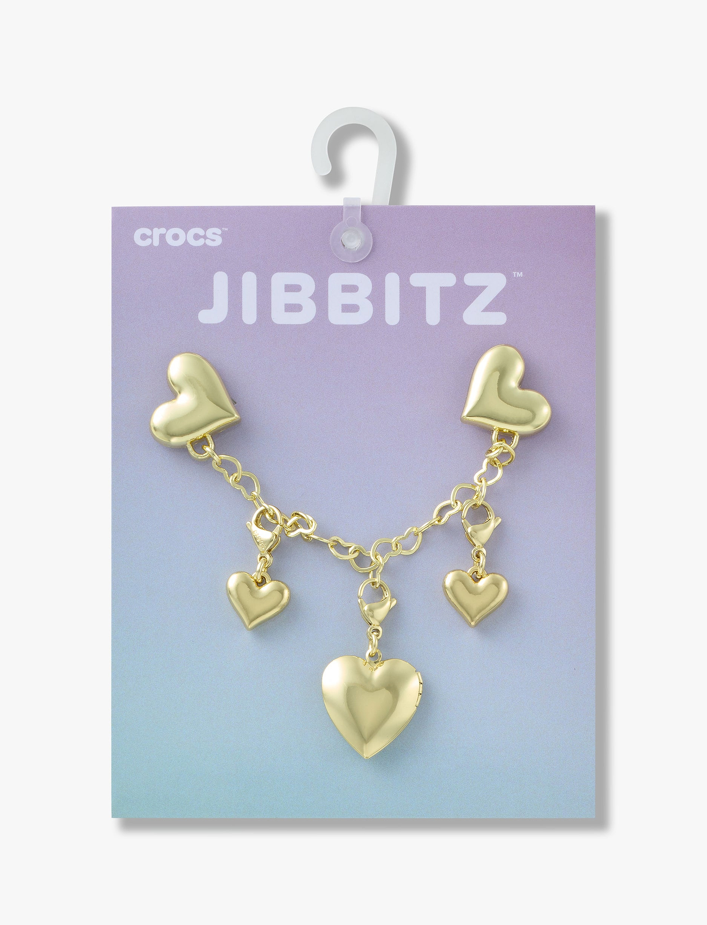 Crocs Gold Heart Chain - שרשרת ג'יביטים לקרוקס