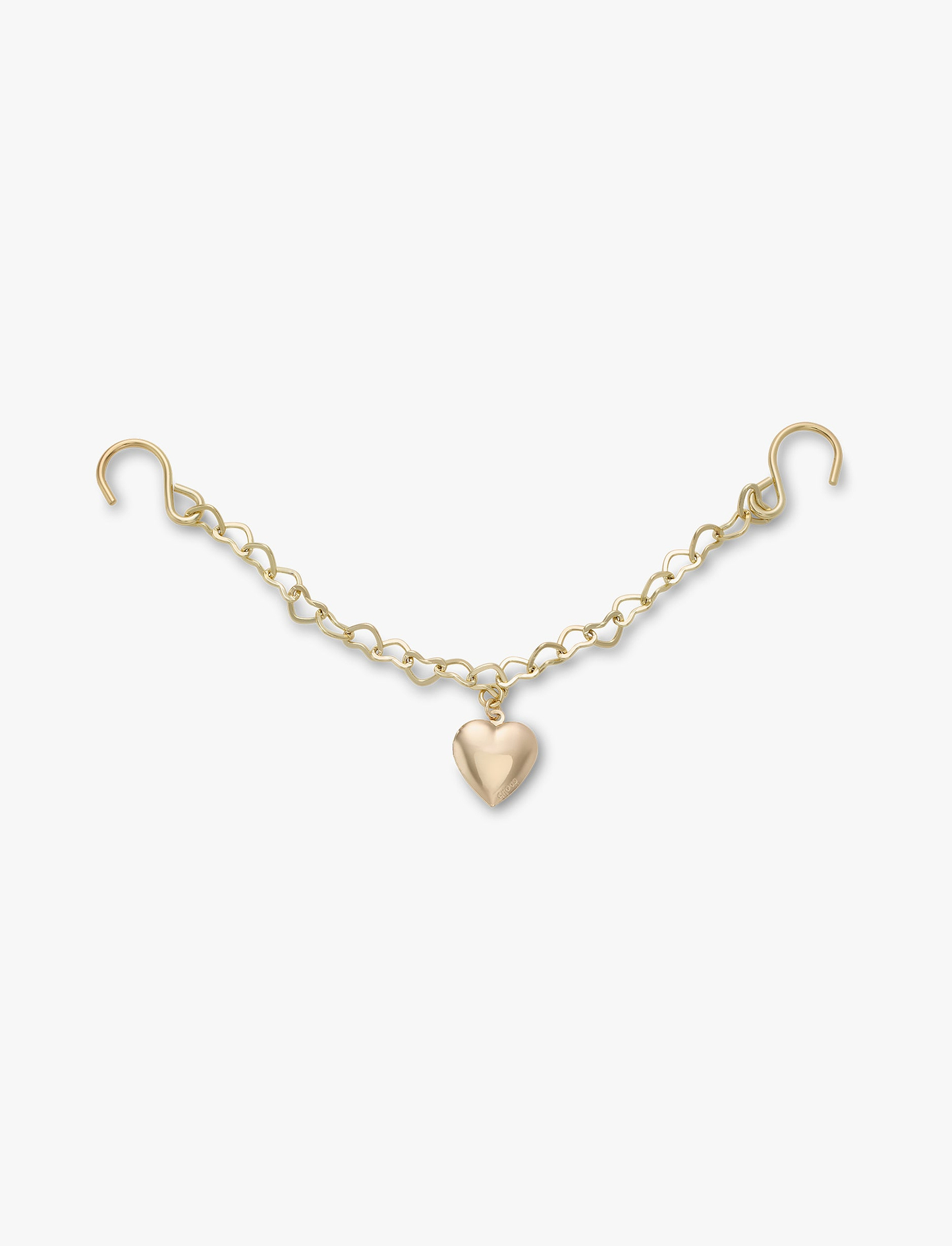 Crocs Gold Rivet Chain with Heart - שרשרת ג'יביטים לקרוקס