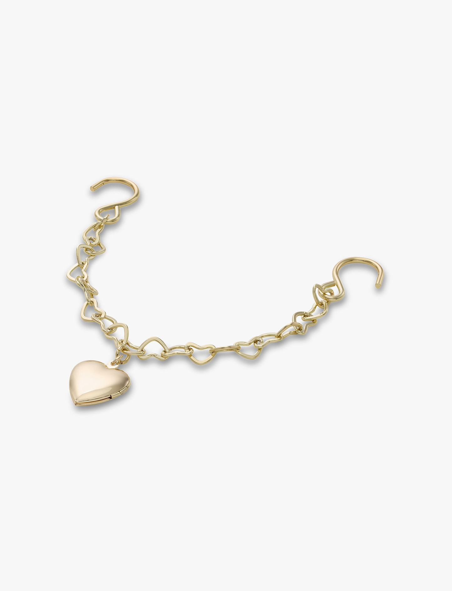 Crocs Gold Rivet Chain with Heart - שרשרת ג'יביטים לקרוקס