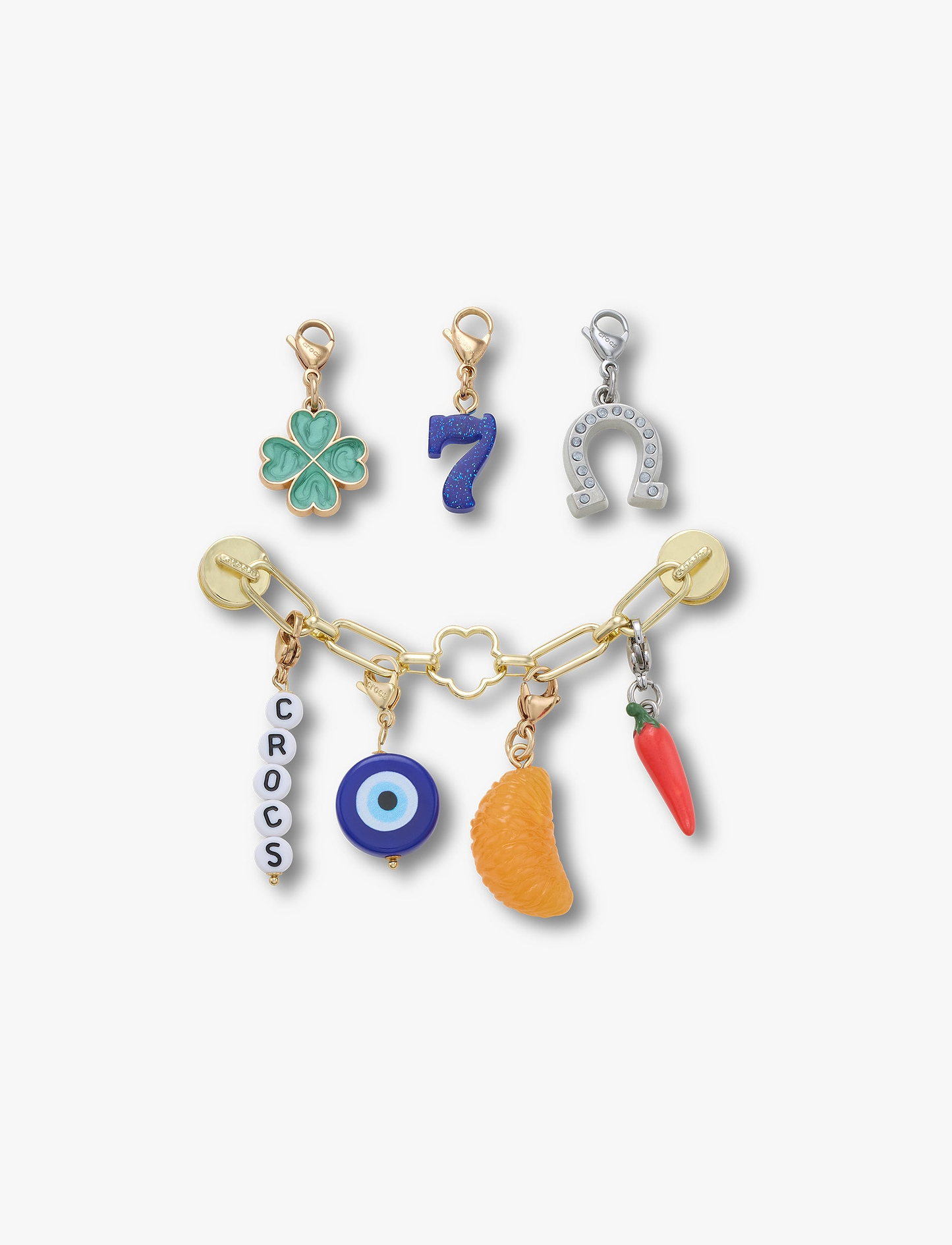Crocs Adjustable Charm Chain Lucky - שרשרת ג'יביטים לקרוקס