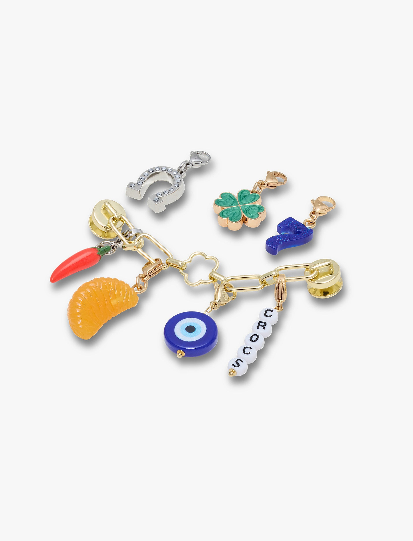 Crocs Adjustable Charm Chain Lucky - שרשרת ג'יביטים לקרוקס