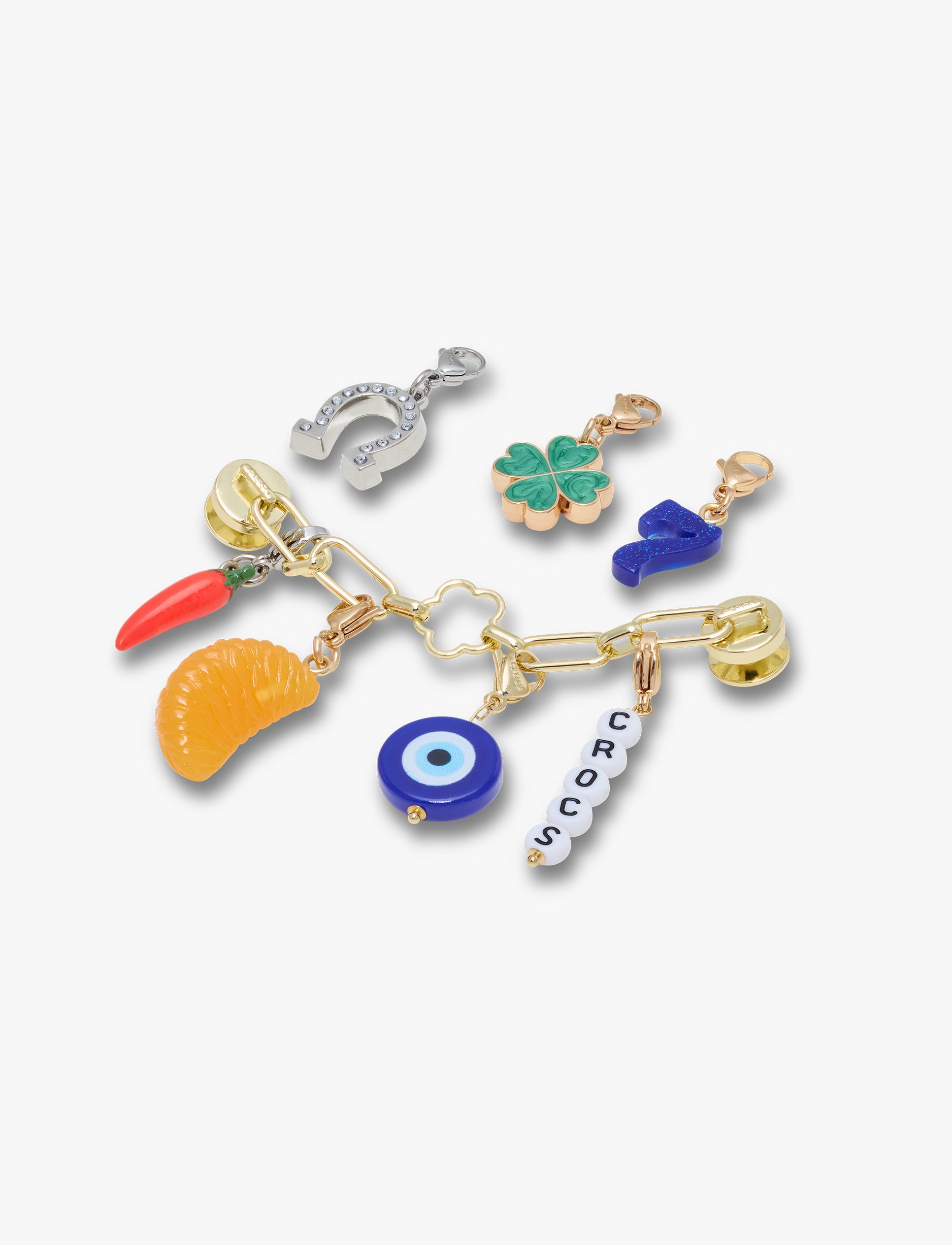 Crocs Adjustable Charm Chain Lucky - שרשרת ג'יביטים לקרוקס
