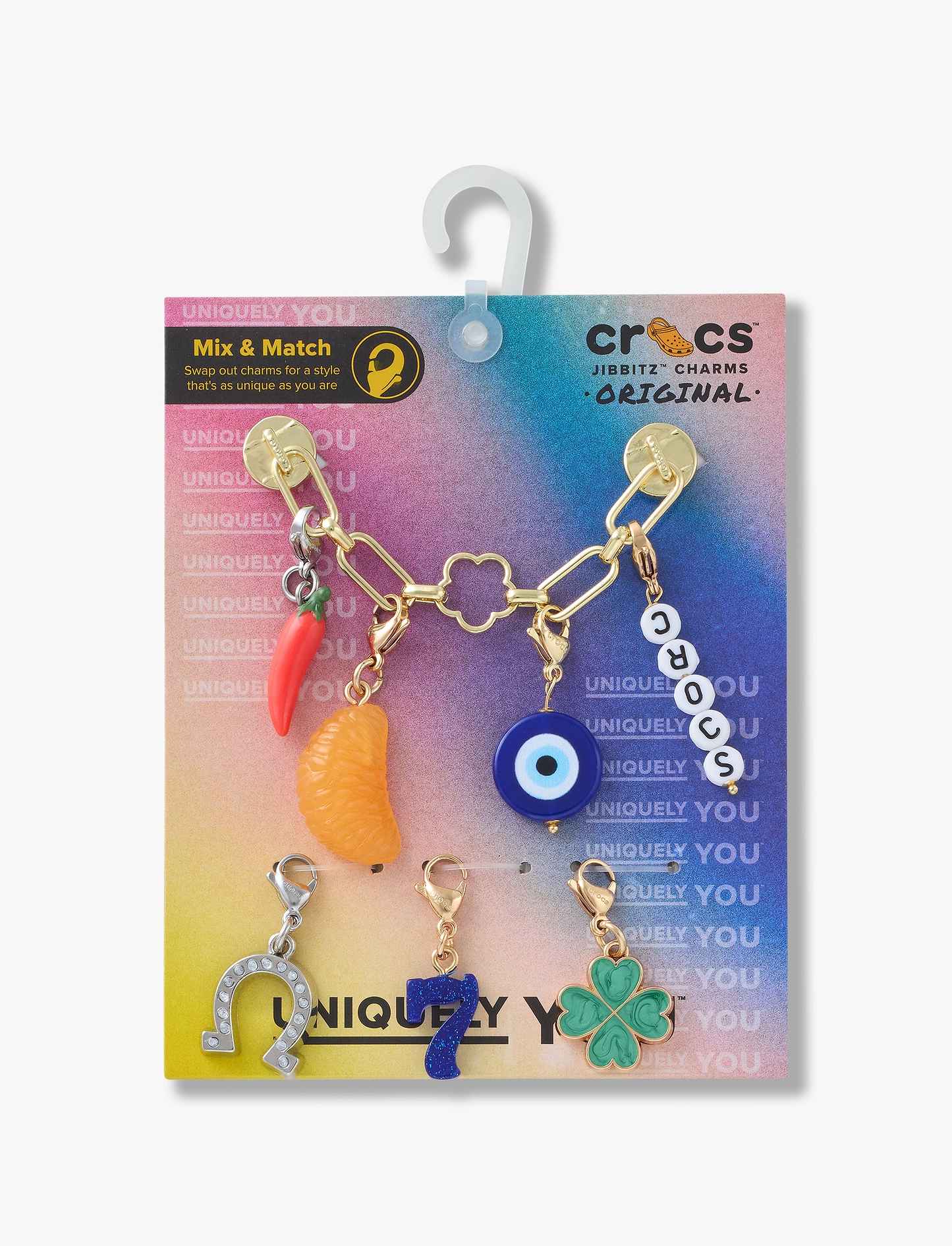 Crocs Adjustable Charm Chain Lucky - שרשרת ג'יביטים לקרוקס