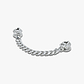 Crocs Silver Flat Curb Chain - שרשרת ג'יביטים לקרוקס