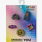 Crocs Jibbitz Level Up Gamer - מארז 5 ג'יביטים קרוקס