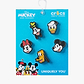 Crocs Jibbitz Mickey And Friends Elevz - מארז 5 ג'יביטים קרוקס