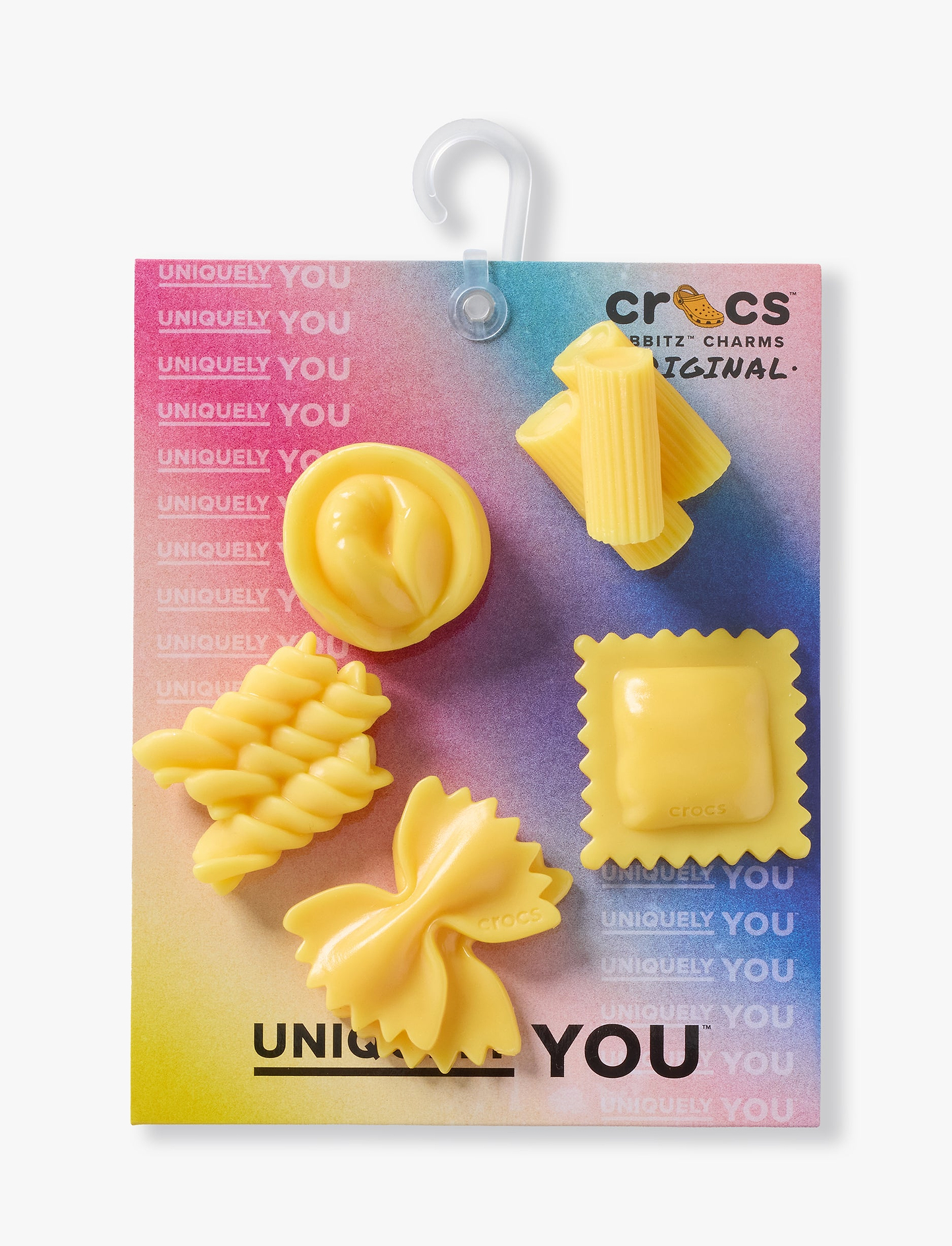 Crocs Jibbitz Realistic Pasta - מארז 5 ג'יביטים קרוקס