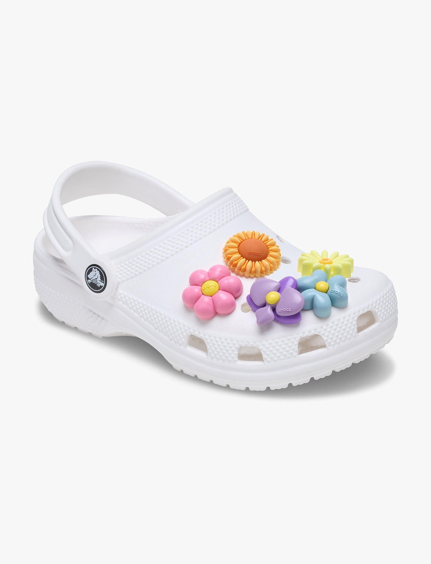 Crocs Jibbitz Puffy Flowers - מארז 5 ג'יביטים קרוקס