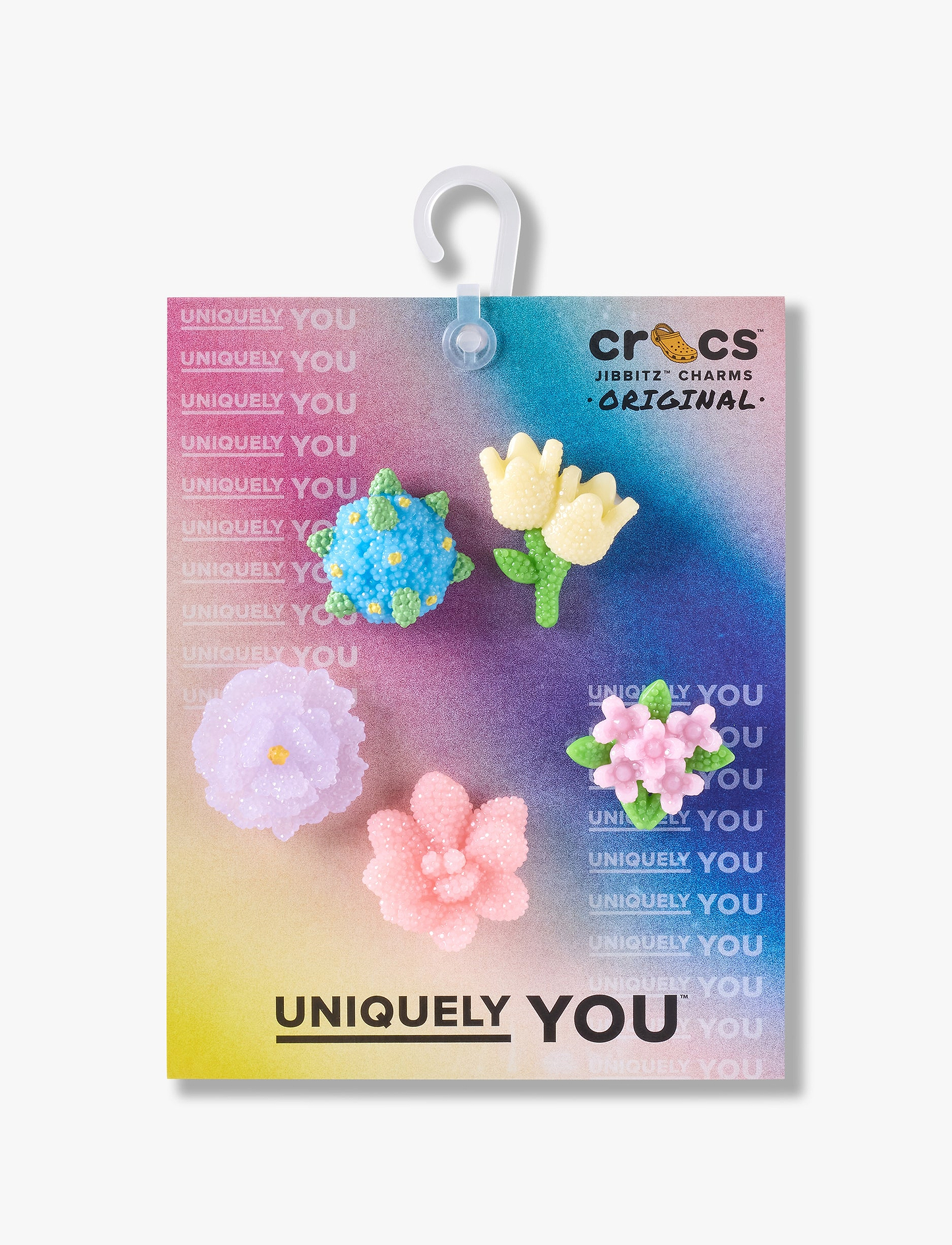 Crocs Beaded Flowers - מארז 5 ג'יביטים קרוקס