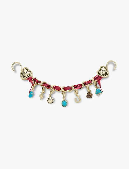 Crocs Gold Bandana Rivet Chain - שרשרת ג'יביטים לקרוקס