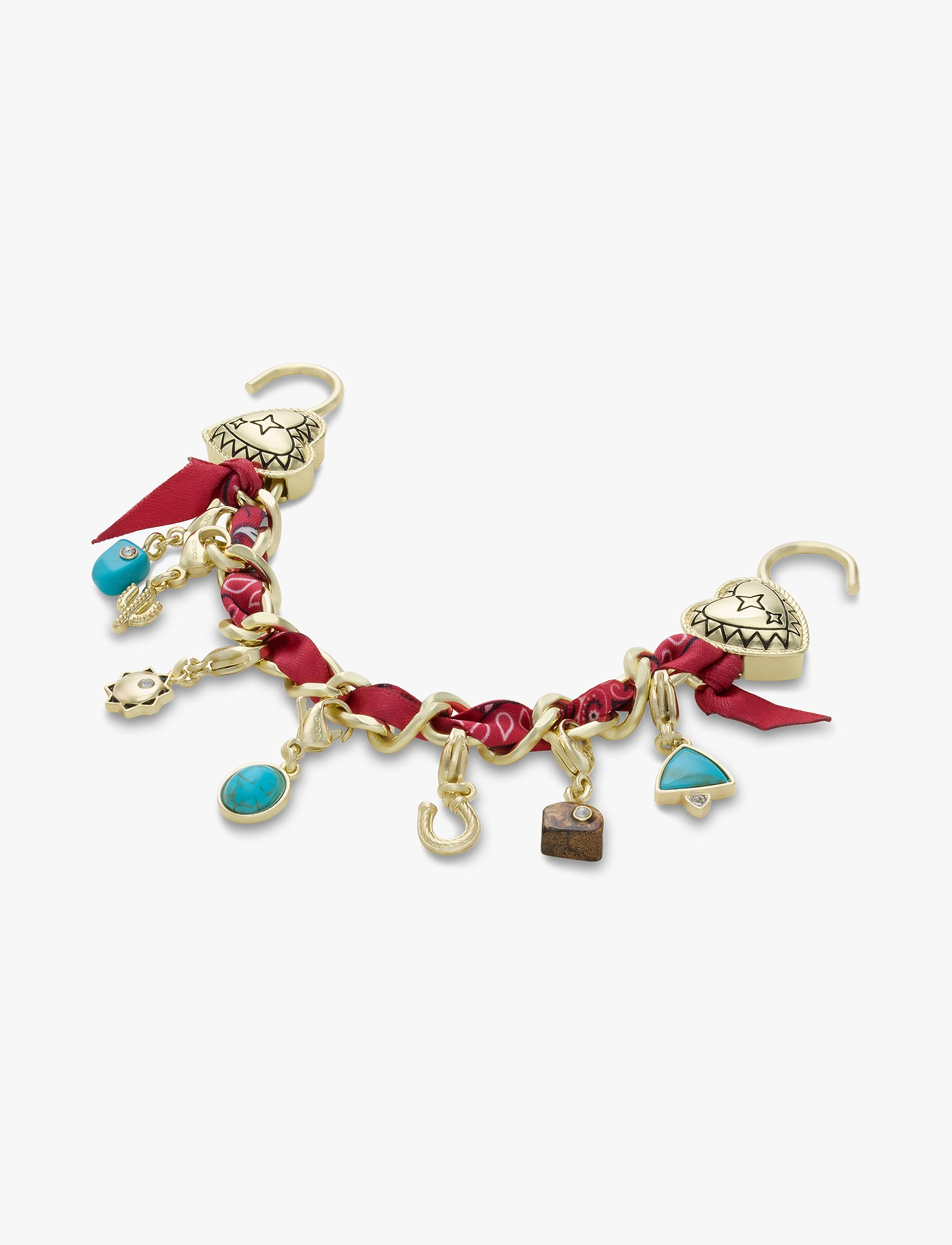 Crocs Gold Bandana Rivet Chain - שרשרת ג'יביטים לקרוקס