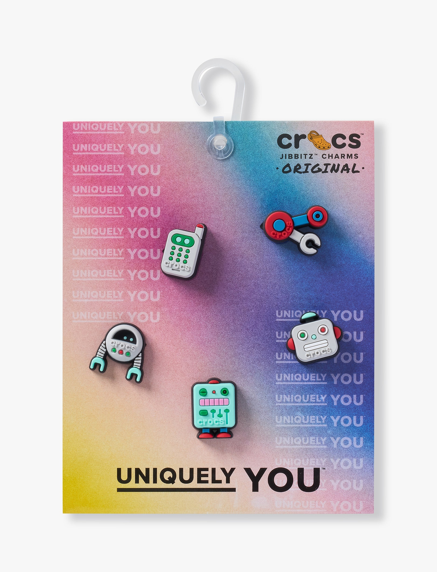 Crocs Jibbitz Robot Friend - מארז 5 ג'יביטים קרוקס