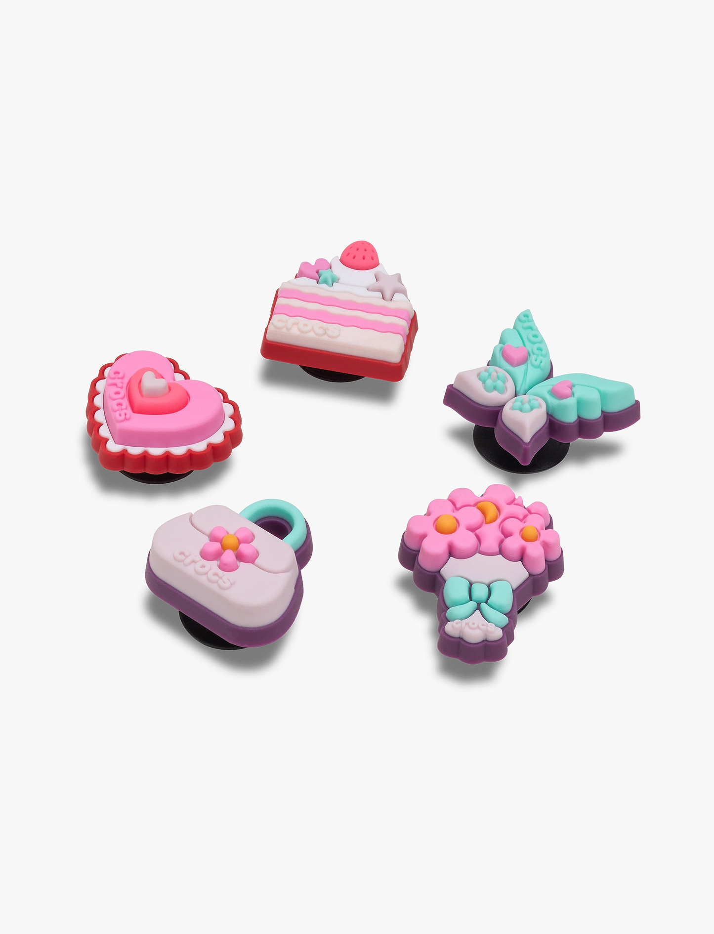 Crocs Jibbitz Fashion Girly - מארז 5 ג'יביטים קרוקס
