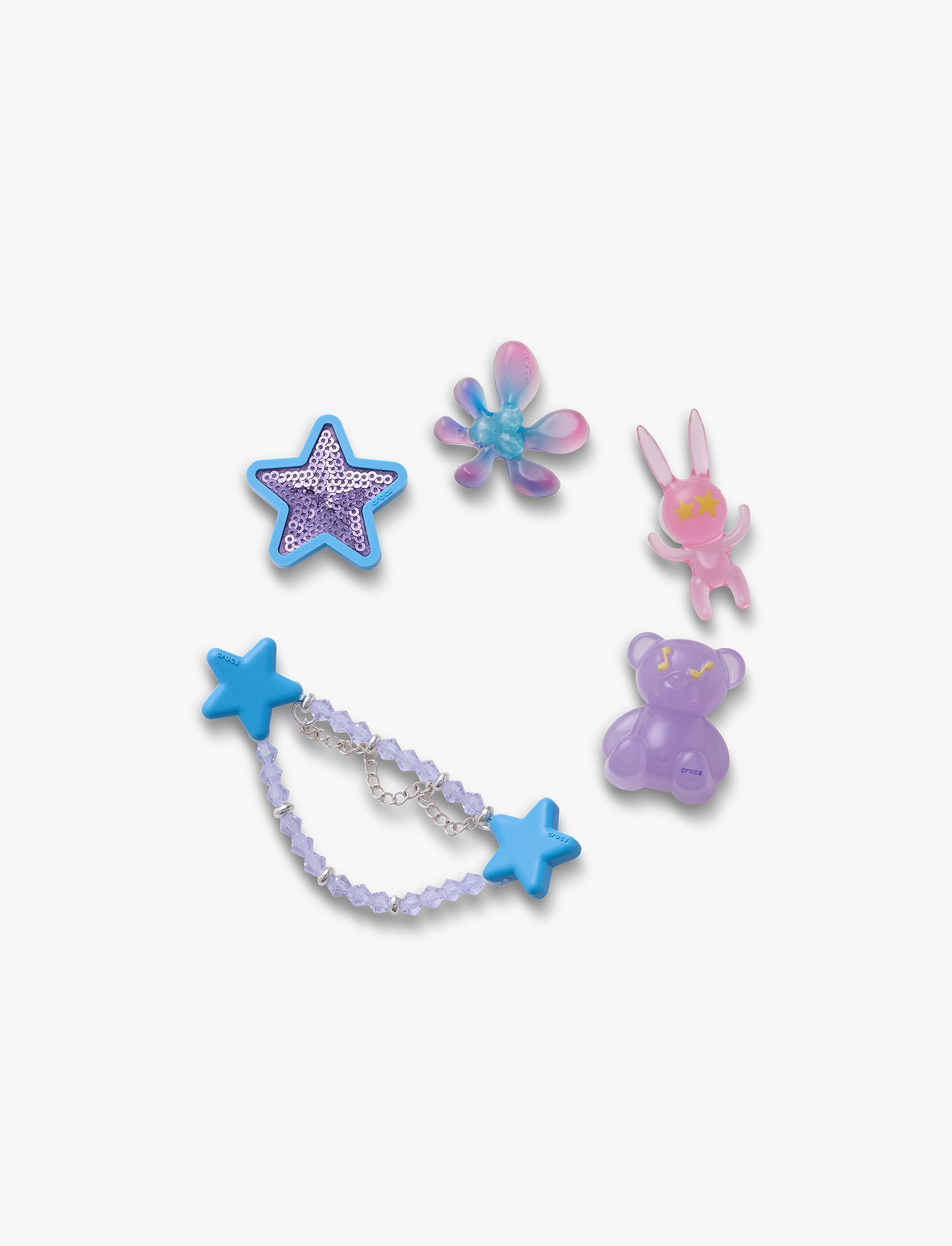 Crocs Funky Festival - מארז 5 ג'יביטים קרוקס
