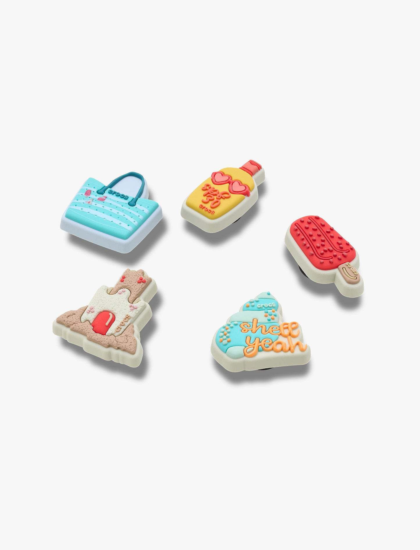 Crocs Jibbitz Beachy Fun - מארז 5 ג'יביטים קרוקס