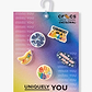 Crocs Jibbitz Irreverent Pride - מארז 5 ג'יביטים קרוקס