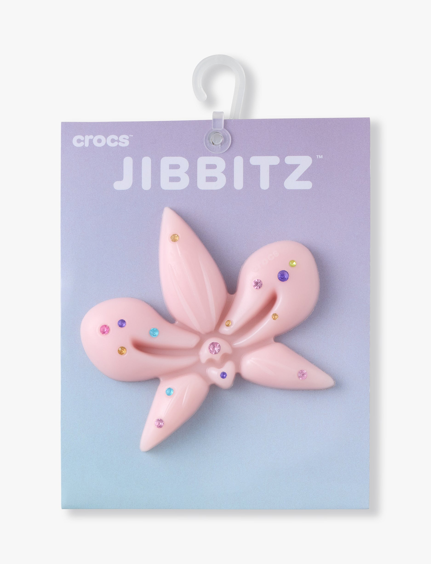 Crocs Jibbitz Mega Pink Gem Orchid - ג'יביט קרוקס