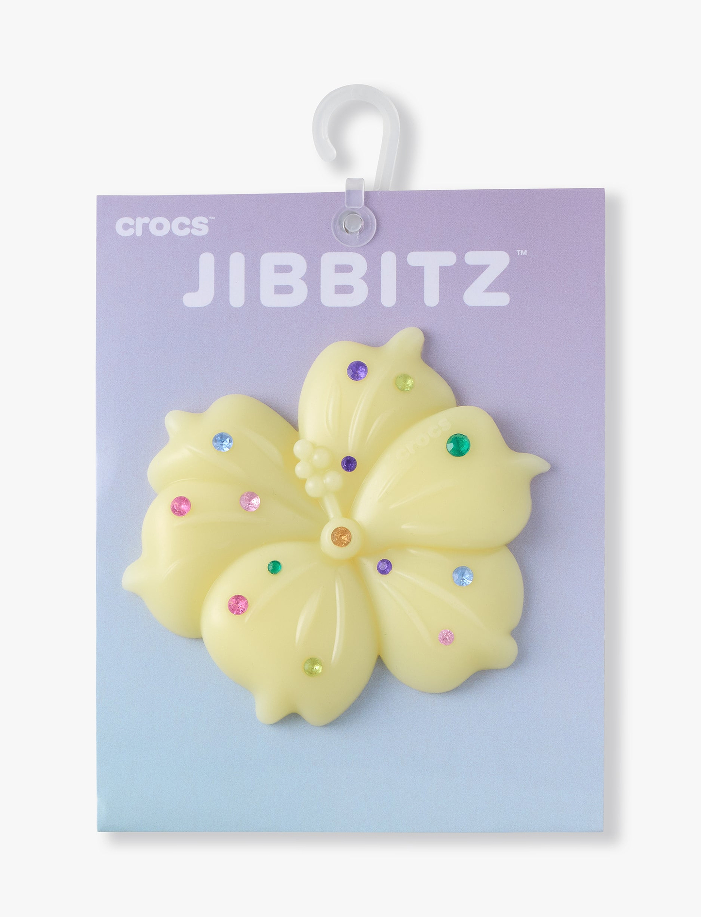 Crocs Jibbitz Mega Yellow Gem Hibiscus - ג'יביט קרוקס