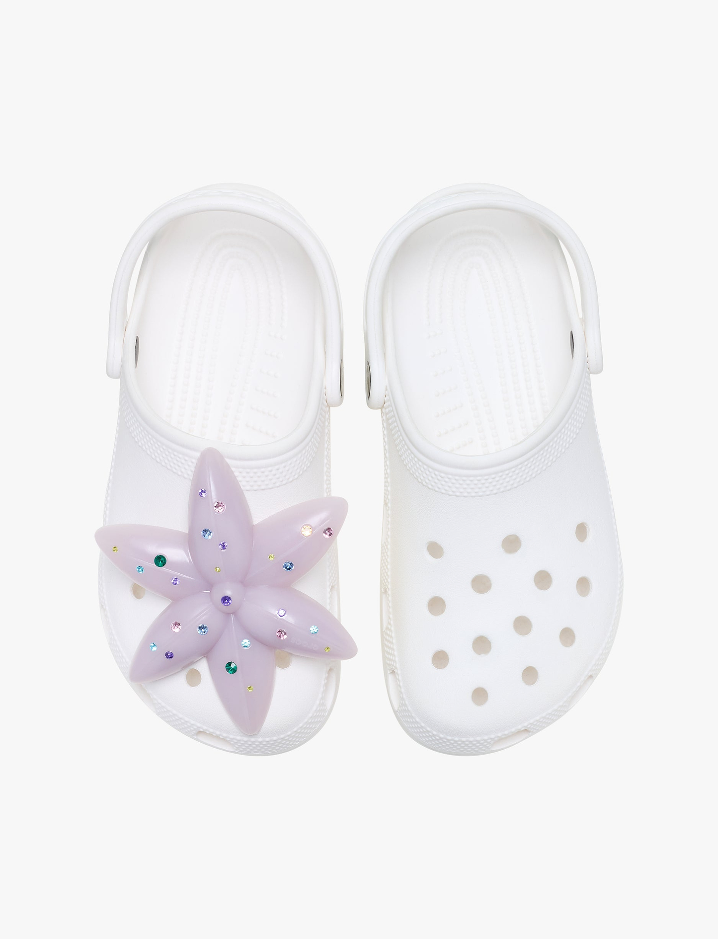 Crocs Jibbitz Mega Gem Flower - ג'יביט קרוקס פרח אבן חן