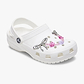 Crocs Silver Meta Flower Chain - שרשרת ג'יביטים לקרוקס
