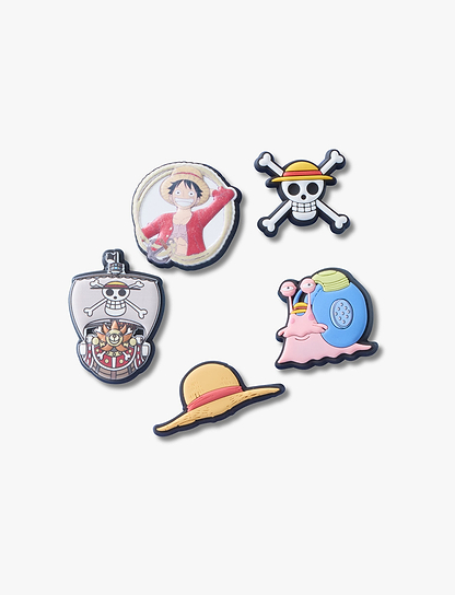 Crocs Jibbitz One Piece Luffy - מארז 5 ג'יביטים קרוקס