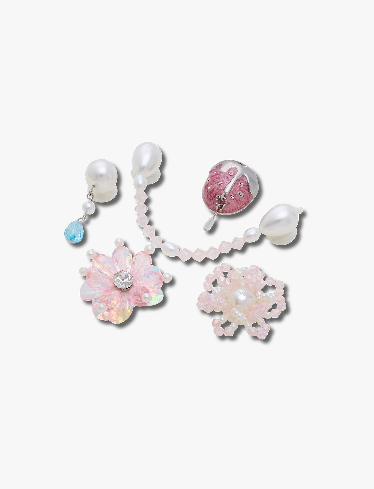Crocs Jibbitz Cutesy Strawberry - מארז 5 ג'יביטים קרוקס