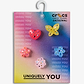 Crocs Jibbitz Dainty Gem Floral - מארז 5 ג'יביטים קרוקס פרחים ואבני חן