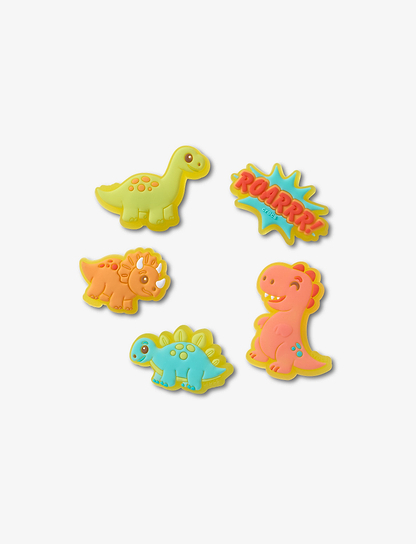 Crocs Jibbitz Lights Up Little Dinos - מארז 5 ג'יביטים קרוקס דינוזאורים עם אורות
